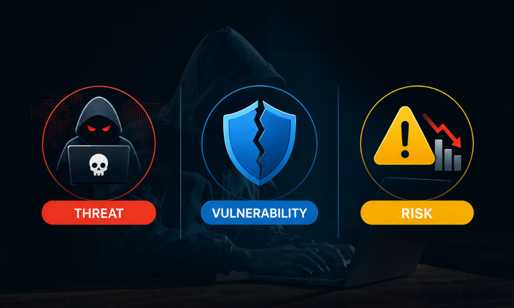 Threat vs Vulnerability vs Risk